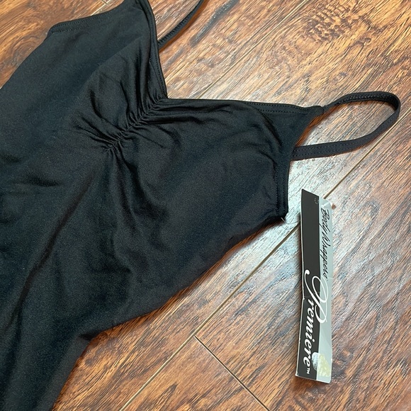 Body Wrappers Premiere Collection Camisole Leotard - Black #P355 - Picture 3 of 12